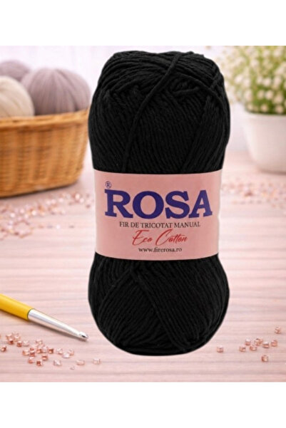 Pin Trade SRL Bobina fir tricotat Rosa Cotton 7520, 100% bumbac reciclat, 100...