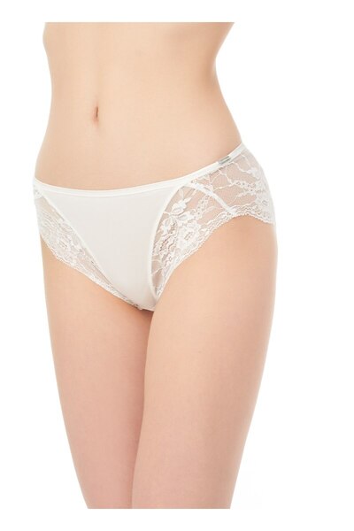 Blackspade Kadın Modal Elastan Slip 1448 - Krem