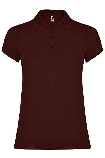 ROLY Tricou polo de damă, 100% bumbac, Star, ciocolatiu