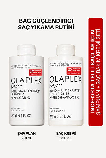 Olaplex Fine Bond Maintenance Cleanse & Condition Duo-İnce Telli Saçlar İçin ...