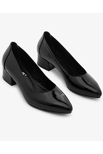 SAYL Pantofi de damă cu toc joasă din piele naturală din piele naturală