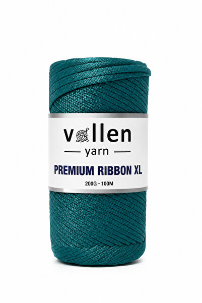 vollen yarn Premium 200gr/4mm Πολυεστερικό Σχοινί Κορδέλας, Μακραμέ Σχοινί, Σ...