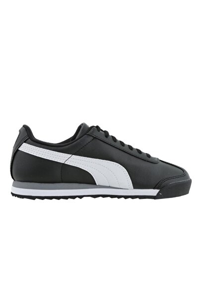 Puma Roma Basic Jr 354259 01 Pantofi sport pentru femei, alb-negru