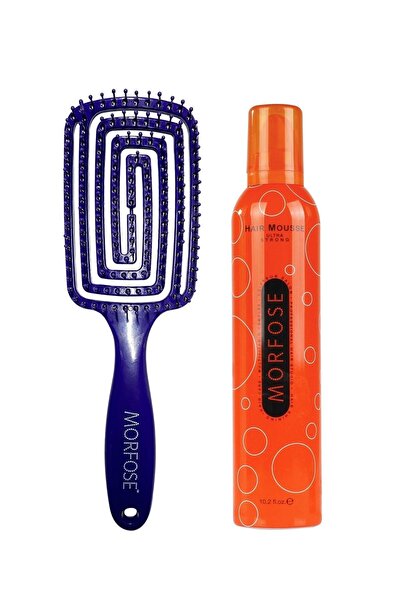 Morfose Saç Fırçası + Saç Köpüğü Ultra Sert 350 ml
