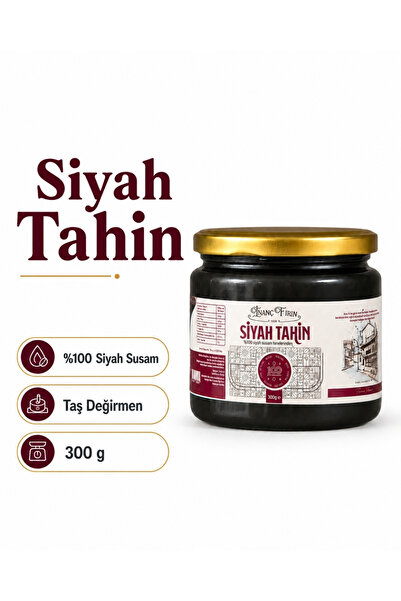 İNANÇ FIRIN Siyah Tahin 300 gram - Siyah Susamdan Taş Değirmen Üretimi