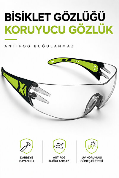 NZB Bisiklet Koşu Outdoor Motor Gözlüğü Uv Korumalı Sporcu Bisikletçi Buğulan...