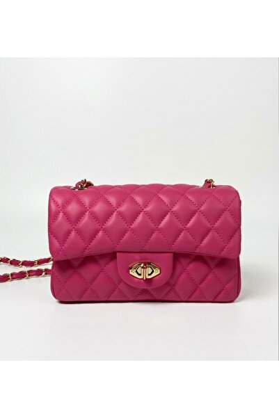 BK Bags & Accessories Kapitone Örme Zincirli Kadın El Ve Omuz Çantası