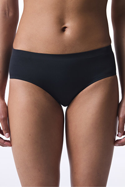 Penti Siyah Period Orta Bel Bikini Altı