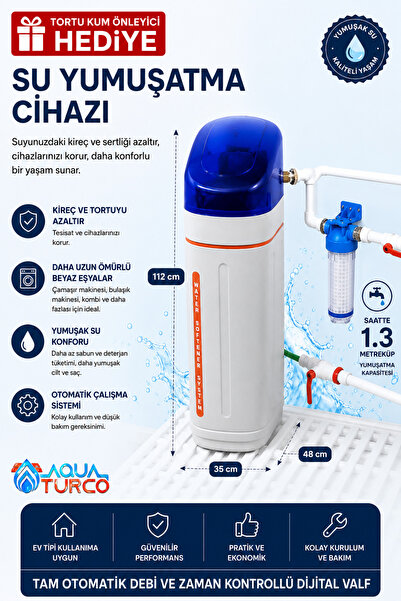 AQUA BELLA Tam Otomatik Su Yumuşatma Cihazı Maxi Kabinet