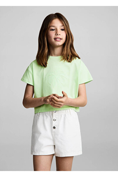 Palm print crossback t-shirt
