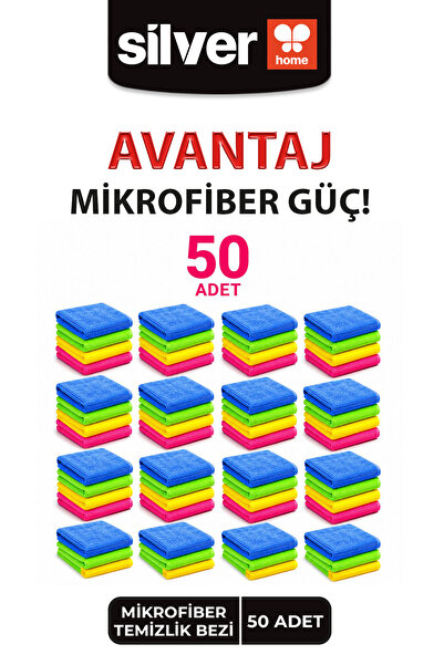 SİLVER HOME Pânză din microfibră super absorbantă, calitate 235, 40x40 cm, ca...