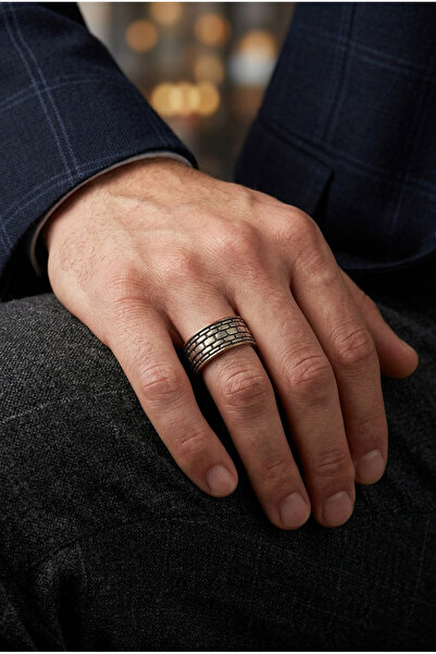 Begondio Special Design Masculine Adjustable Men's Ring