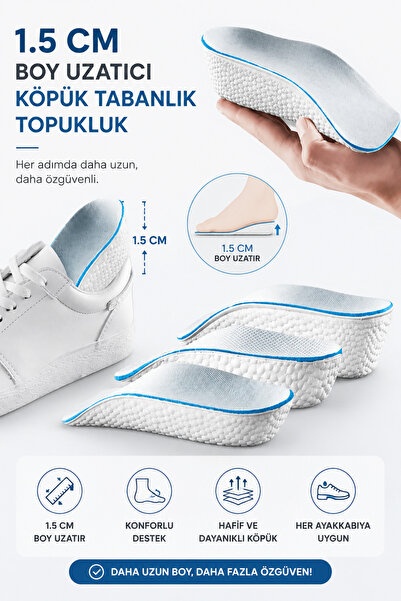 kırmed Boy Uzatıcı Tabanlık Boy Yükseltici Uzatma Aparatı Gizli Boy Uzatan To...