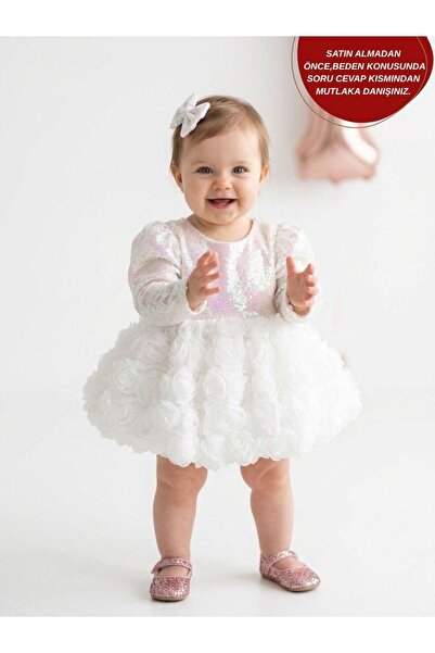 aysskids Ni̇la Sequin Special Occasion Birthday Girl Party Dress