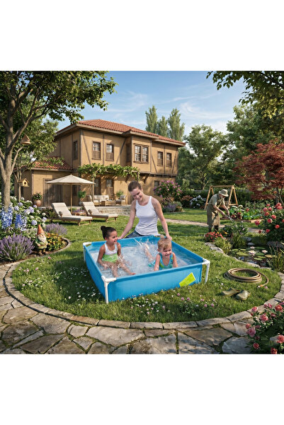 BESTWAY حوض سباحة بإطار My First من Bestway مقاس 122X122X30 سم - 26-56217