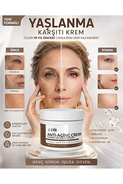 LVİA Gençleştiren Botox Etkili Yaşlanma Karşıtı Ve Kırışıklık Karşıtı Leke,gi...
