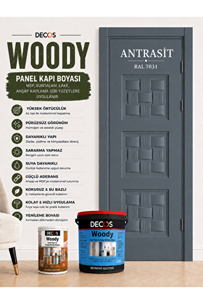 DECOS Woody - Panel Kapı Ve Ahşap Dolap Boyası
