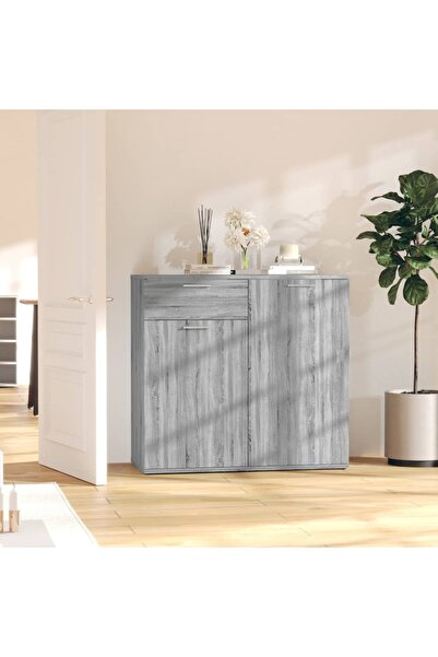 Concept Servantă, sonoma gri, 80x36x75 cm, lemn compozit
