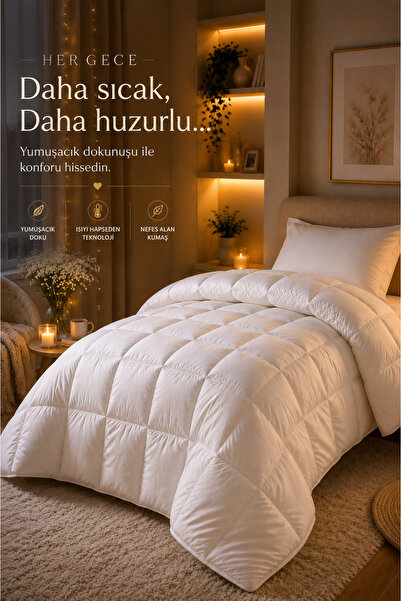 HİG HOME LuxeSleep Tek Kişilik Microfiber Yorgan – Sıcacık Ultra Yumuşak Kuş ...