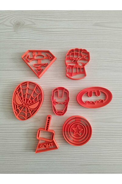 RPMD Store Superhero Molds Play Dough Dough Mold Mold Cake Mold Cookie Mold