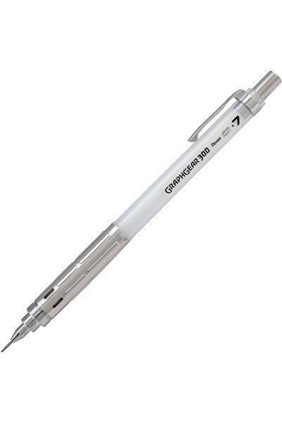 Pentel GraphGear 300 0.7 mm Mekanik Kurşun Kalem - Beyaz