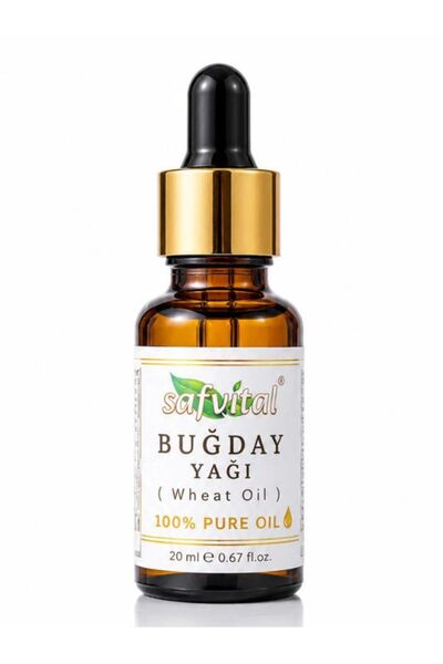 safvital Wheat Oil 20 ml 100% Pure Cold Pressed Premium Herbal Care Oil Suita...