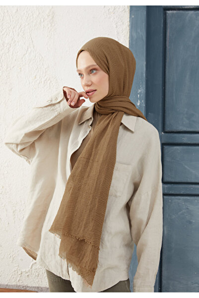 Freshscarfs Bürümcük Şal Camel