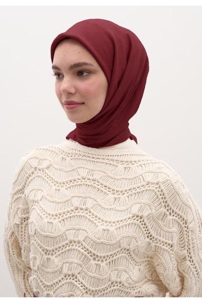 Freshscarfs Βαμβακερό μαντήλι βισκόζης Vişne Çürüğü