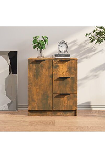 Concept Servantă, stejar fumuriu, 60x30x70 cm, lemn prelucrat