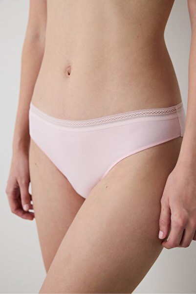 Penti Easy Cotton Trim Pink Brazilian Panties