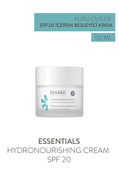 Babe Laboratorios Essentials Hydronourishing Cream Spf 20 50ml - Hyaluronik A...
