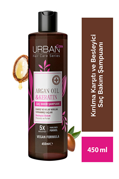 Urban Care Argan Yağlı Yıpranmış Saçlar Şampuanı 450ml + Nemlendirici Saç Kre...