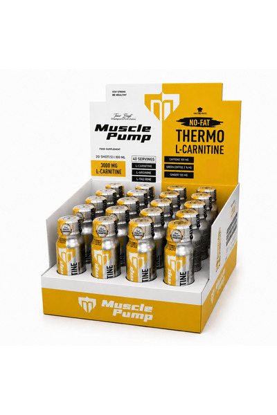 MUSCLE PUMP No Fat Thermo L-Carnitine Ananas 100 mL x 20 Shot
