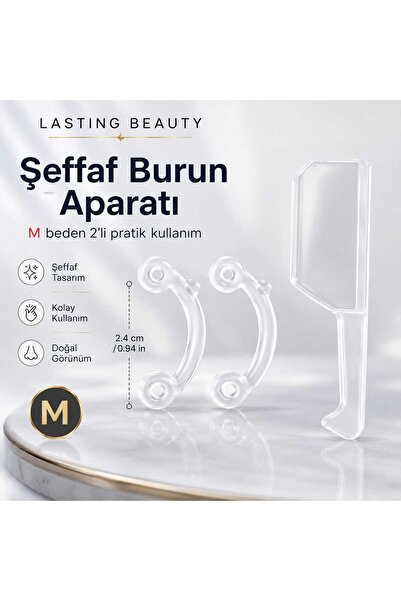 ŞEFFAF BURUN APARATI BURUN KALDIRMA APARATI BURUN ŞEKİLLENDİRİCİ BURUN BANDI
