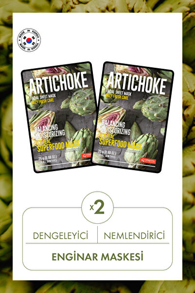 Dermal Balancing and Moisturizing Artichoke Mask 25Gr Set of 2