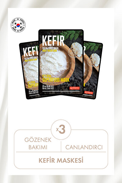Dermal Pore Care and Revitalizing Kefir Mask 25Gr Set of 3