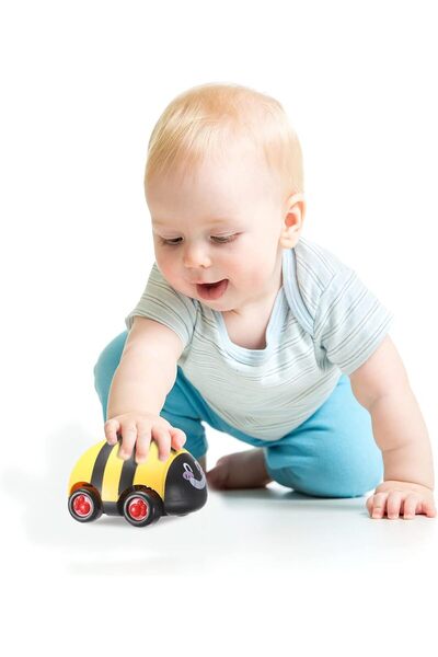 Arabest 4pcs Ladybug Pull Back Car Toys,No Batteries Needed Safe Material Fun...