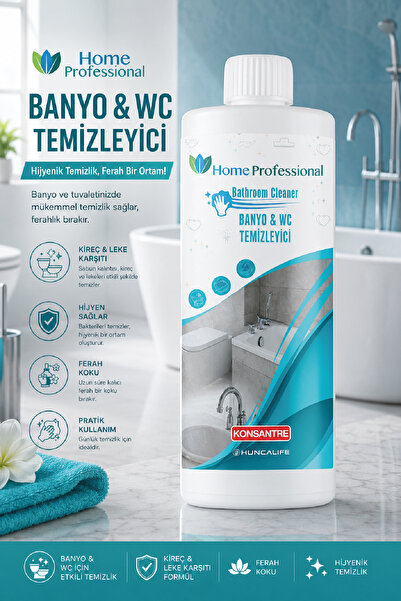 Huncalife Home Professional Banyo Wc Temizleyici 750 Ml - Banyo Wc Temizleyic...