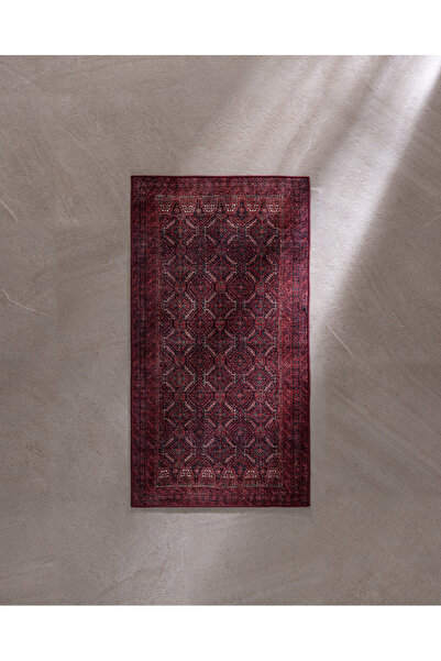 Madame Coco Louna Halı - Bordo - 80x150 cm