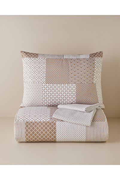 English Home Chain Patch Kolay Ütülenir Çarşaflı Tek Kişilik Nevresim Takımı ...