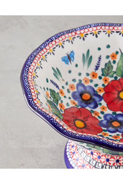 English Home Whimsy Stoneware Sunumluk 23x23x14 Cm Renkli