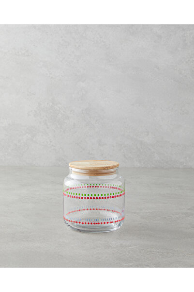 English Home Summer Line Cam Kavanoz 630 ml Şeffaf