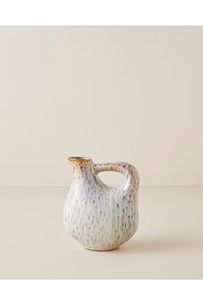English Home Marsia Ceramic Vase 16 cm Beige