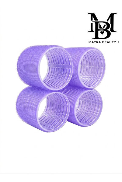 PİRAYE AKSESUAR Bigudi Seti 4'lü XL Boy • 6 cm Genişlik