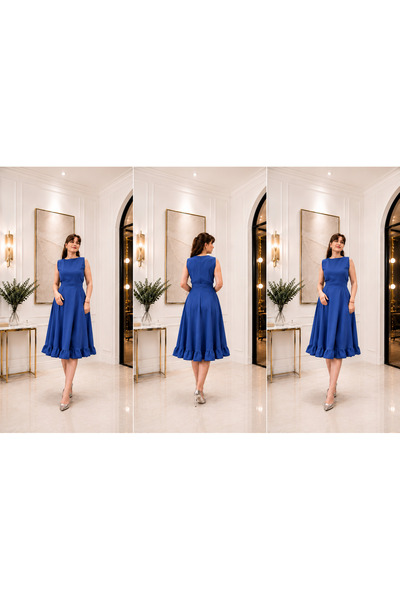 Butik SERENA MAVİ ELBİSE