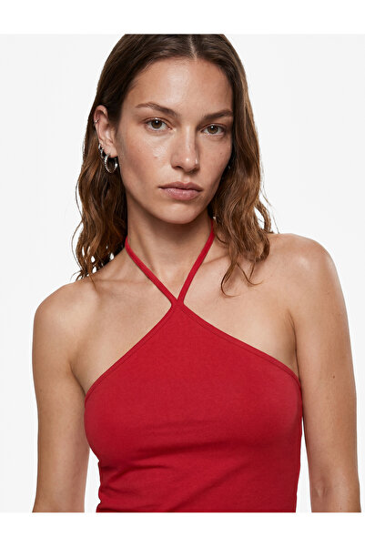 Koton X Sibil Çetinkaya - Slim Fit Halter Neck Top