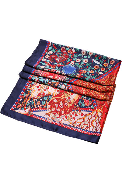 Joolar Esarfa dama, de plaja sau promenada, 90 x 180, imprimeu copac, SK22BK,...