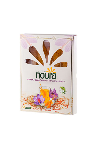 Noura Natural حلوى نوبت بالزعفران 10 قطع