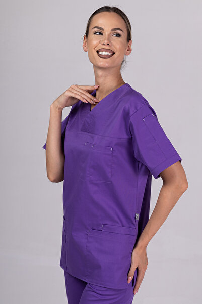 tag Costum medical pentru femei, New Cotton Stretch, Catifea