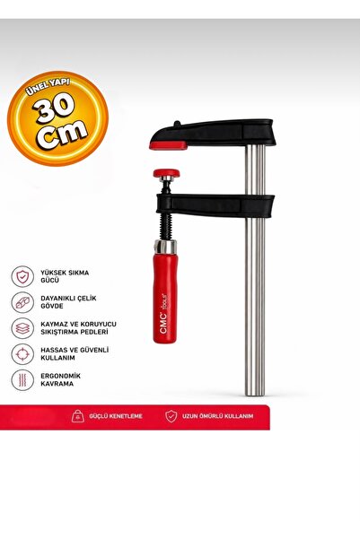 CMC Tools CMC6929 F Tipi Güçlü Marangoz İşkence Sıkıştırma Mengene Kıskaç 80x...